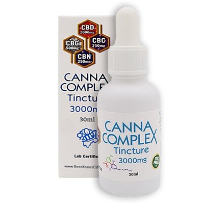 THC-Free CBD Tincture – 3000 mg CannaComplex