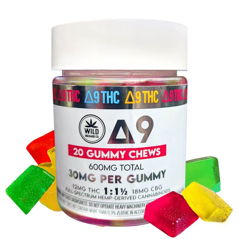 Wild Orchard Delta 9 Fruity Gummy Chews