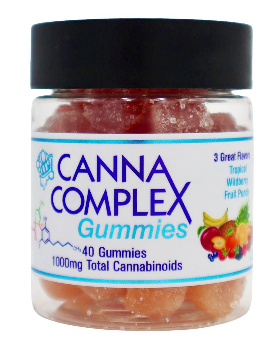 CBD Gummies CannaComplex – 1,000mg Total Cannabinoids – 40 Count
