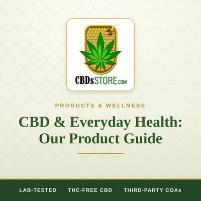 CBD &amp; Your Everyday Health: A Guide to the CBDsStore Lineup