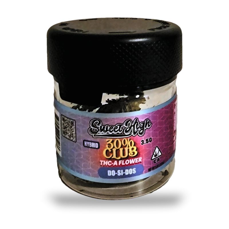 Sweet High 30% Club THCA Flower - Do-Si-Dos (Hybrid) 3.5 Grams