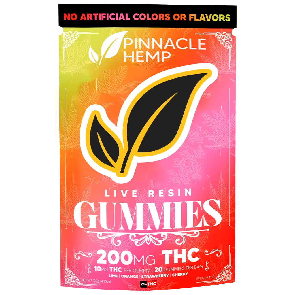 200mg Delta 9 Live Resin Gummies