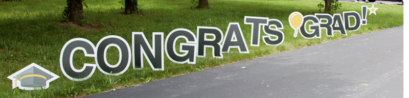 Graduation Yard Letters
