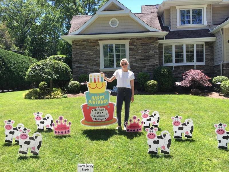 Birthday Cake with Cows