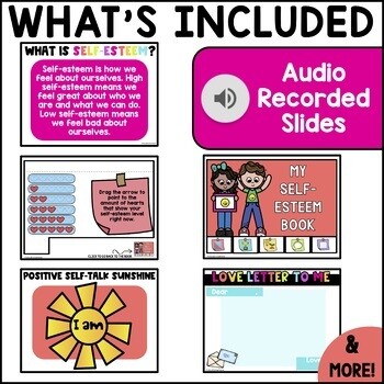 Self-Esteem Activities &amp; Lessons for Google Slides SEL