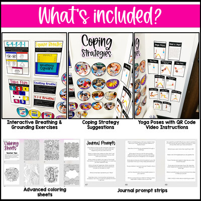 Calm Corner Kit for Middle &amp; High School