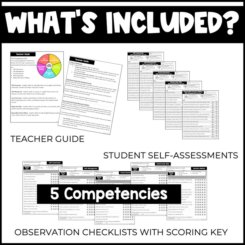 Social Emotional Learning Assessment + Data Kit