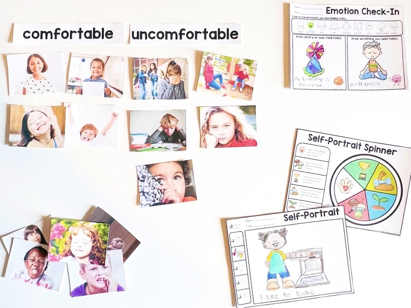 Self-Awareness SEL Centers &amp; Games for Primary Grades