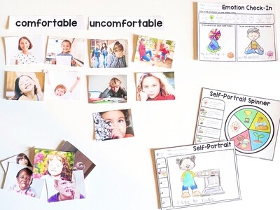 Self-Awareness SEL Centers &amp; Games for Primary Grades