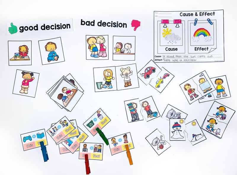 Social Emotional Learning Centers &amp; Games for Primary Grades BUNDLE