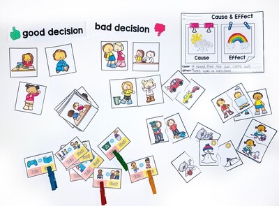 Social Emotional Learning Centers &amp; Games for Primary Grades BUNDLE