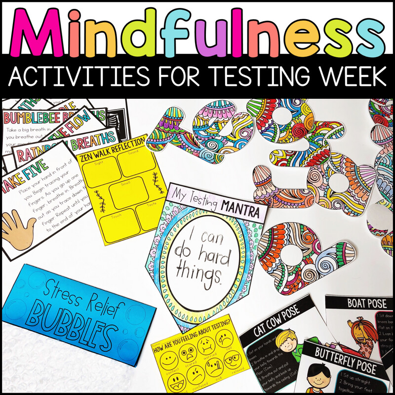 Mindfulness Activities for Testing Week