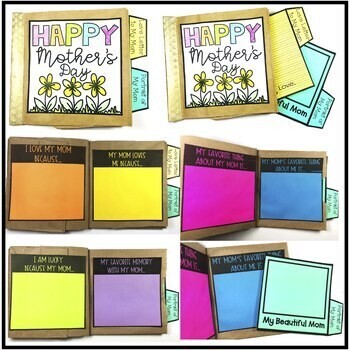 Mother's Day Paper Bag Book Craft
