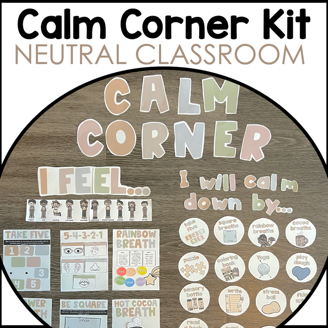 Boho Calm Down Corner Kit, Self-Regulation