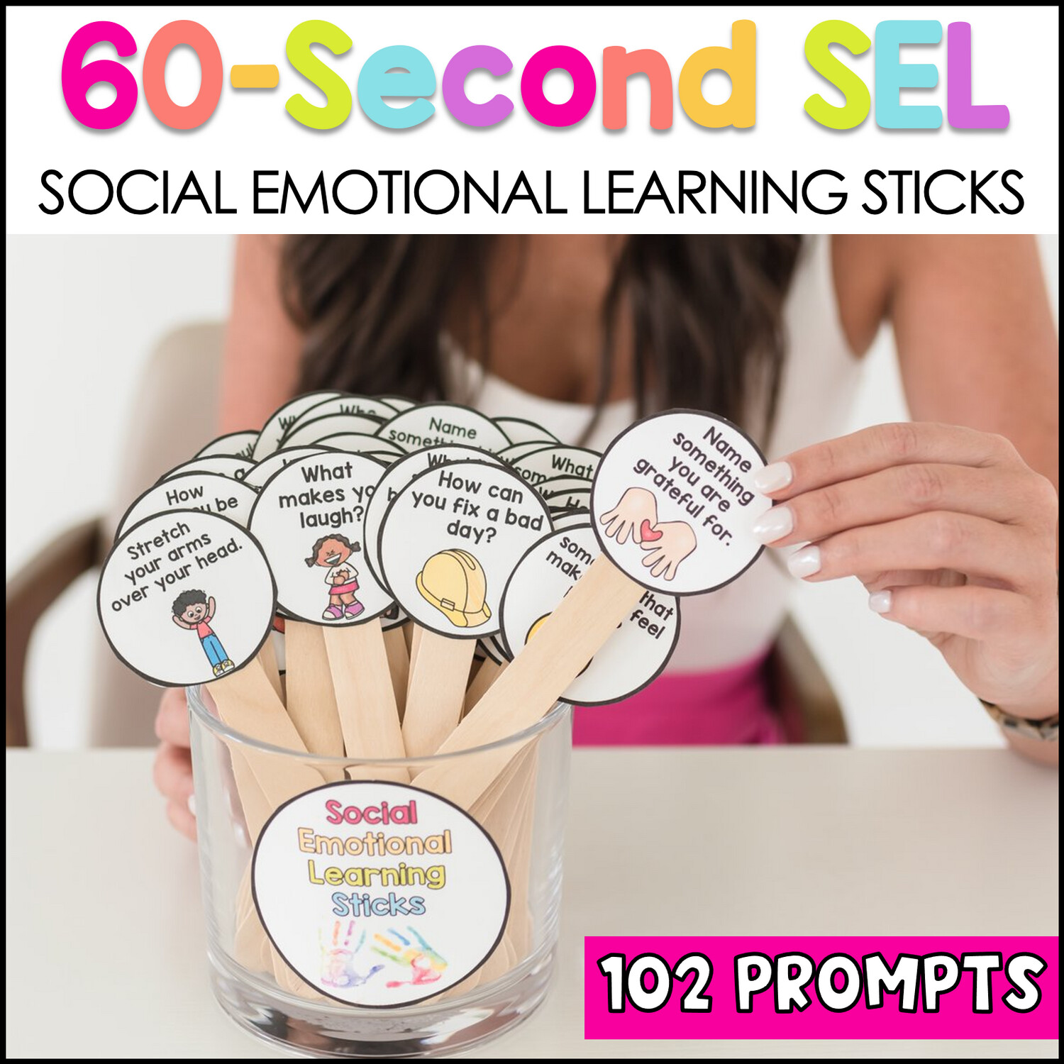 Social Emotional Learning Exercises in One Minute for Brain Breaks &amp; Transitions