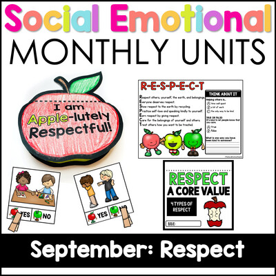 Social Emotional Learning for September