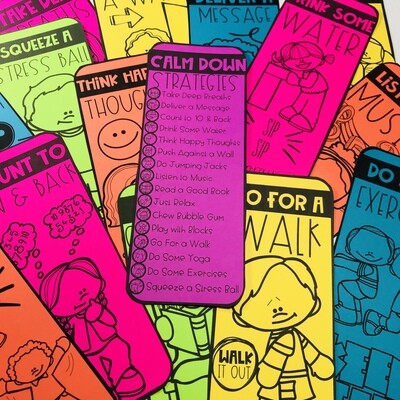 Coping Skills Bookmarks