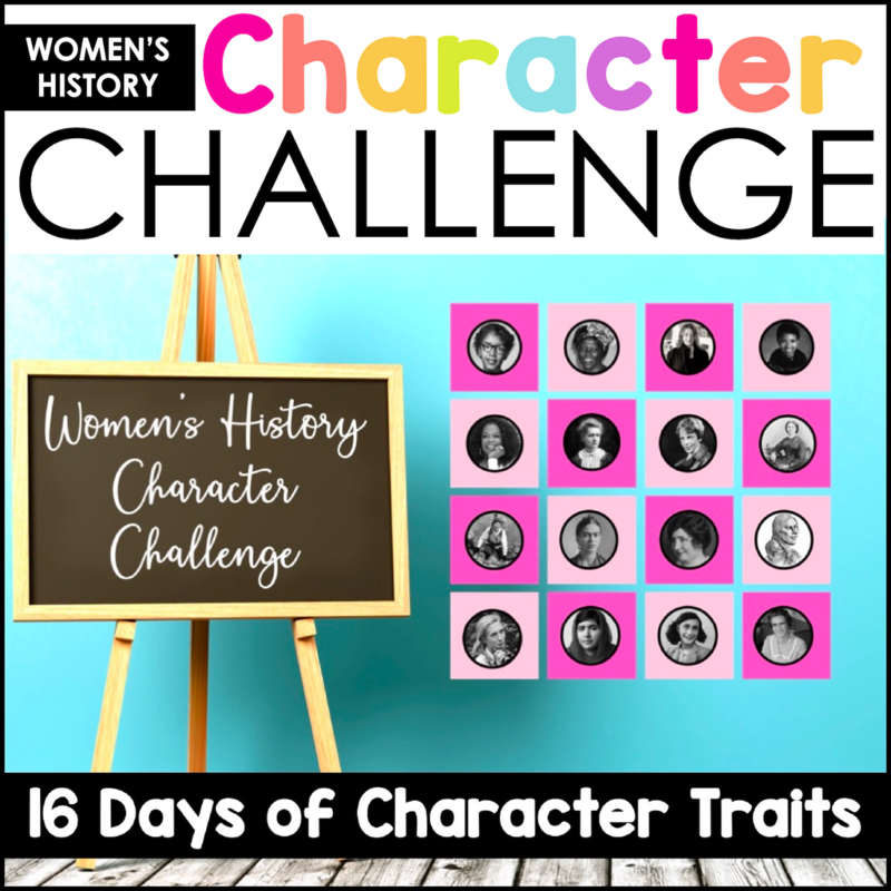 Women's History Character Challenge