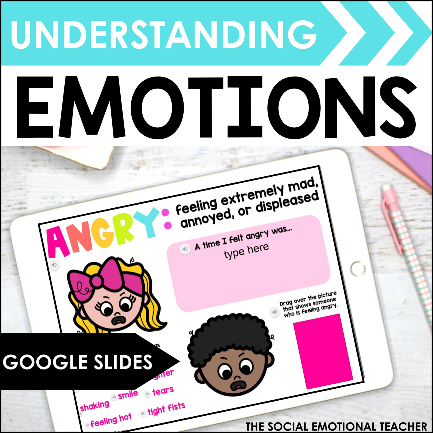 Emotions Activities &amp; Lessons for Google Slides SEL