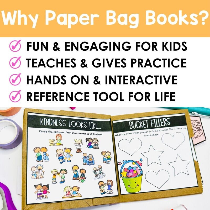 Kindness Paper Bag Book