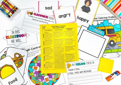 First Week of School SEL Lesson Plans