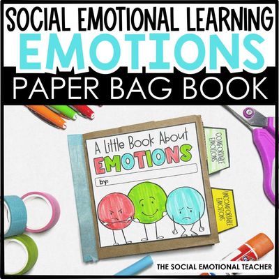 Emotions Paper Bag Book for Social Emotional Learning