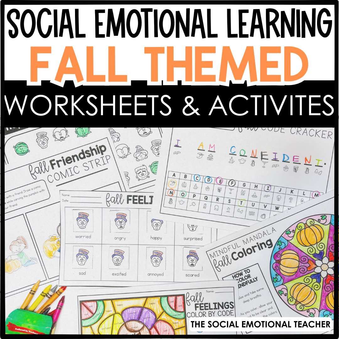 Fall Social Emotional Learning Activity Sheets