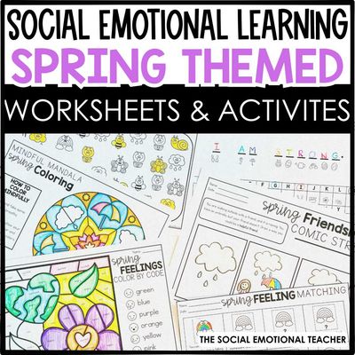 Spring Social Emotional Learning Activity Sheets