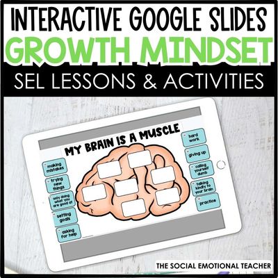 Growth Mindset Activities &amp; Lessons for Google Slides SEL