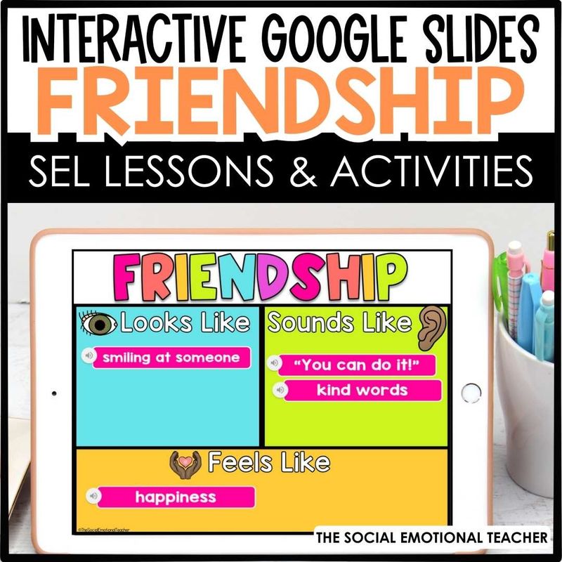 Friendship Activities &amp; Lessons for Google Slides SEL