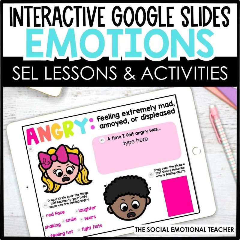 Emotions Activities &amp; Lessons for Google Slides SEL