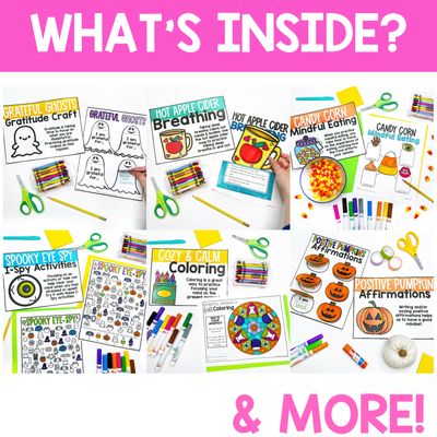 Halloween Social Emotional Learning &amp; Mindfulness Centers, Activities, &amp; Crafts