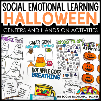 Halloween Social Emotional Learning &amp; Mindfulness Centers, Activities, &amp; Crafts