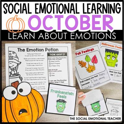 Social Emotional Learning for October: Emotions | Halloween SEL