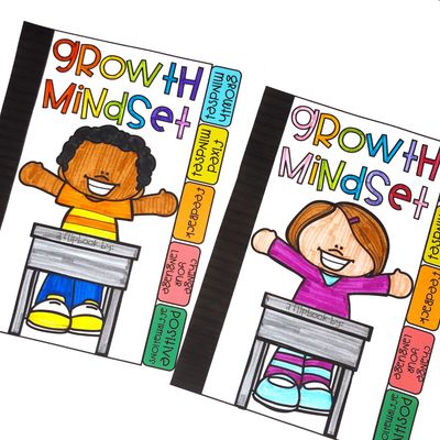 Growth Mindset Interactive Tabbed Flip Books
