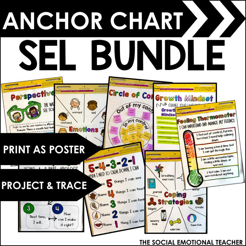 Social Emotional Anchor Charts - Growing Bundle