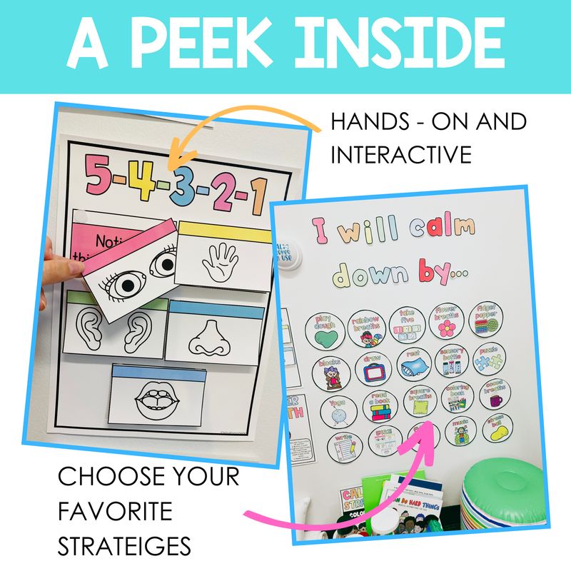 Calm Down Corner Kit for Elementary School Classrooms
