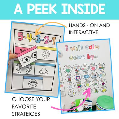 Calm Down Corner Kit for Elementary School Classrooms