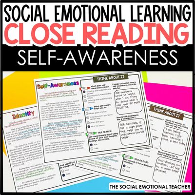 Social Emotional Close Reading: Self-Awareness