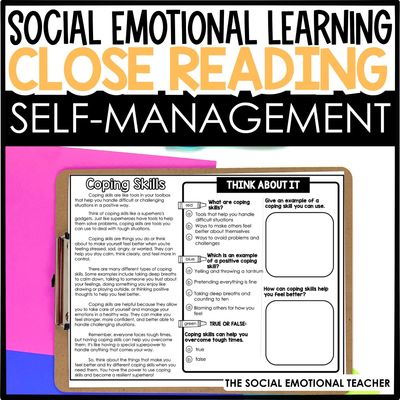 Social Emotional Close Reading: Self-Management