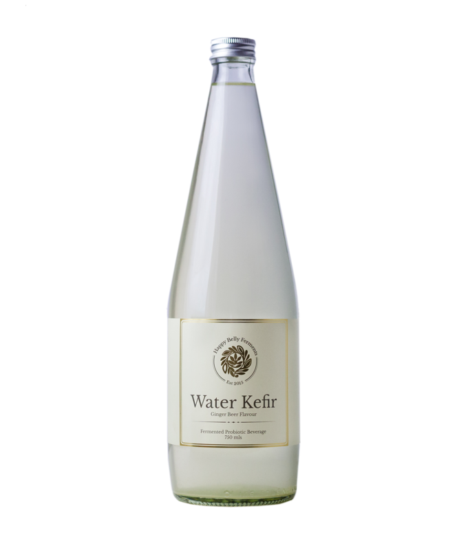 Happy Belly Ferments Ginger Beer Flavoured Water Kefir 750ml box of 12
