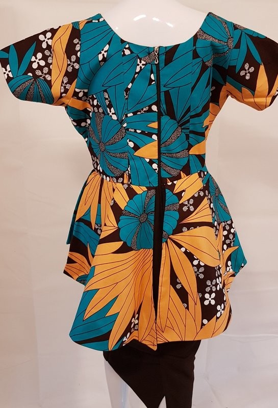 Peplum Ankara Dress