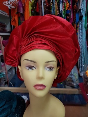 Headwrap - red ready made