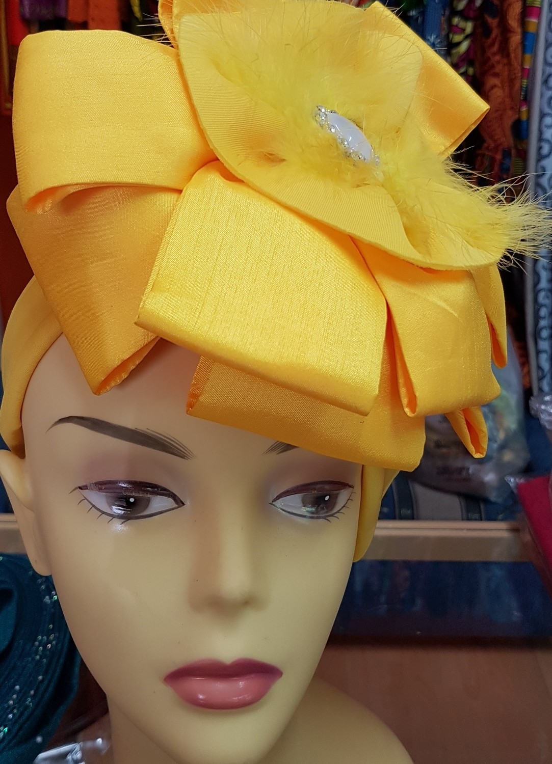 Spandex Hat - yellow