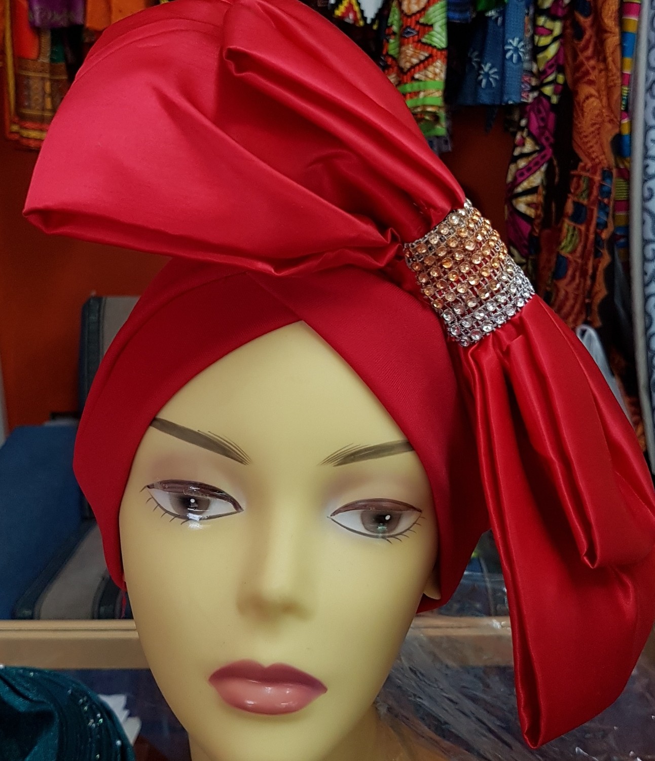 Spandex Hat - red