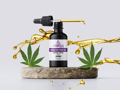 Embrace Extracts Broad Spectrum CBD Oil - THC Free