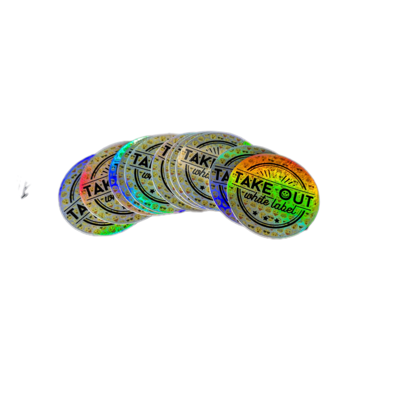 2&quot; Holographic Emoji Sticker
