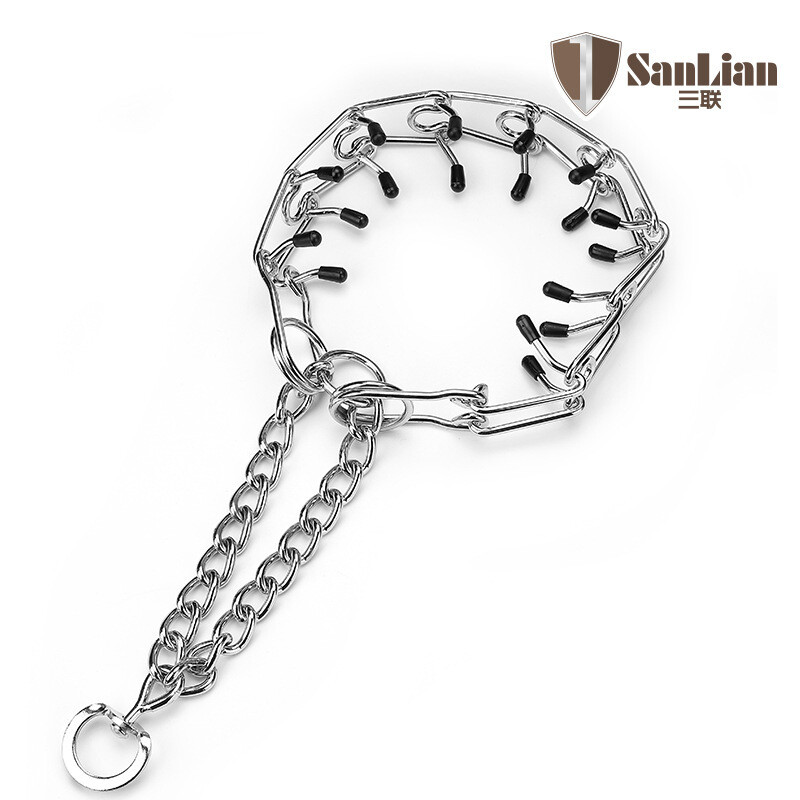 Pet Supplies Triple High Quality Dog Training Chain Iron Chain Dog Training Dog Spine Adjustment Chain Collar Hat
