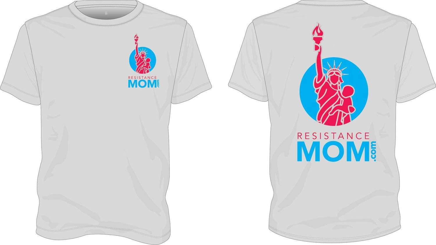 Resistance Mom Heather Grey t-shirt