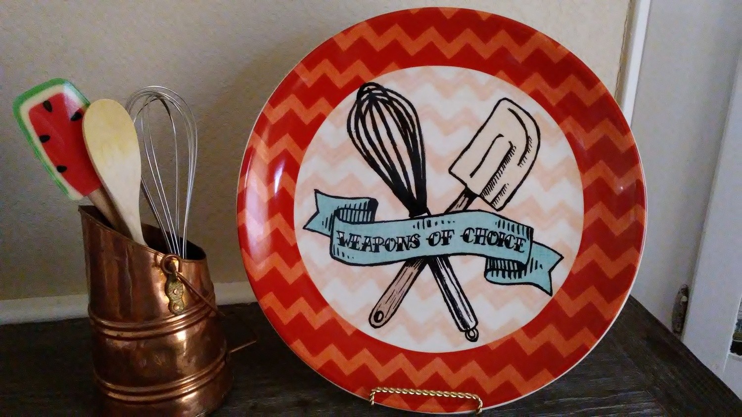 "Weapons of Choice" Serving Tray